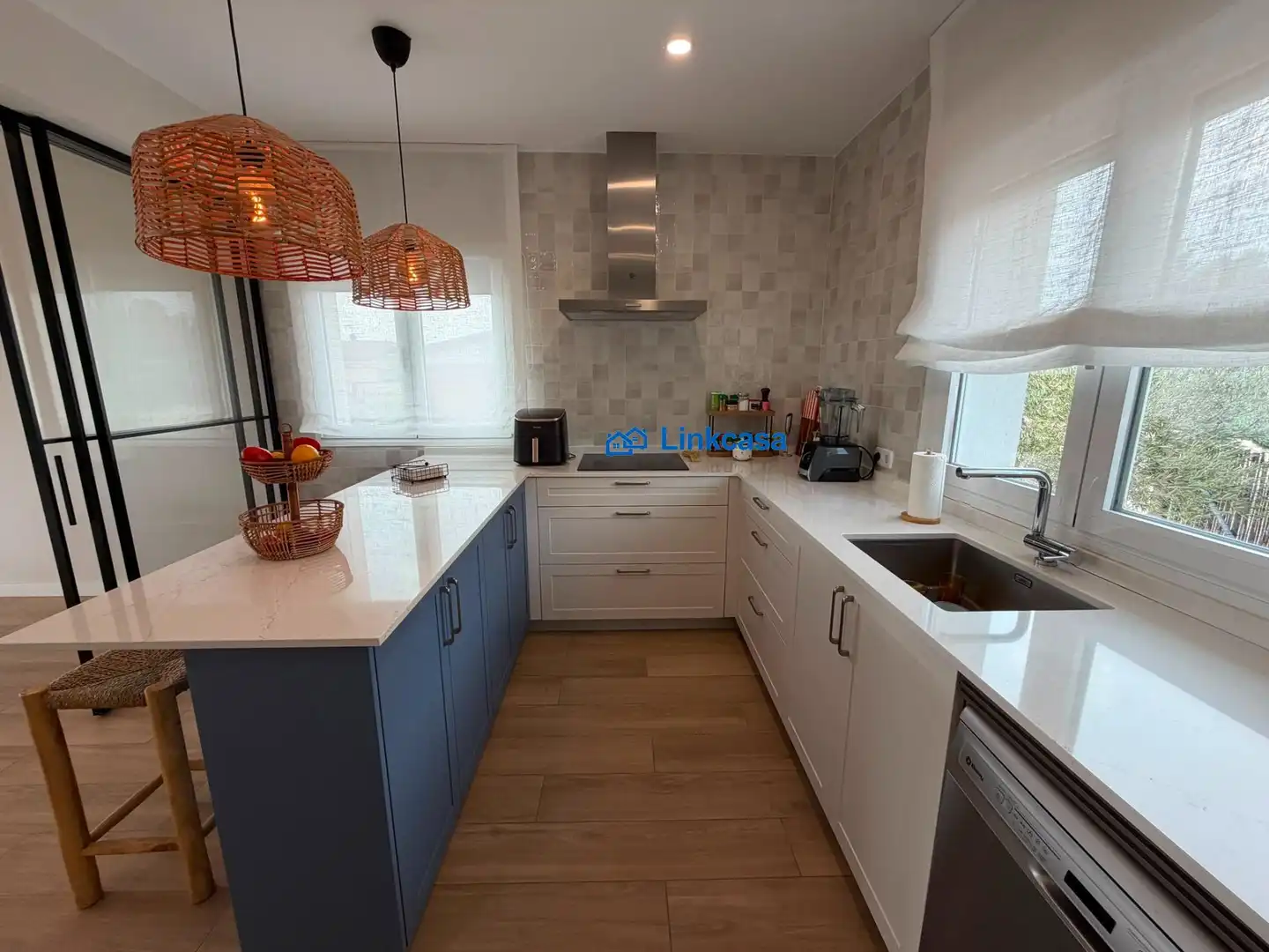 Cocina de Casa o chalet en venta en Navas del Rey con Calefacción, Jardín privado y Terraza