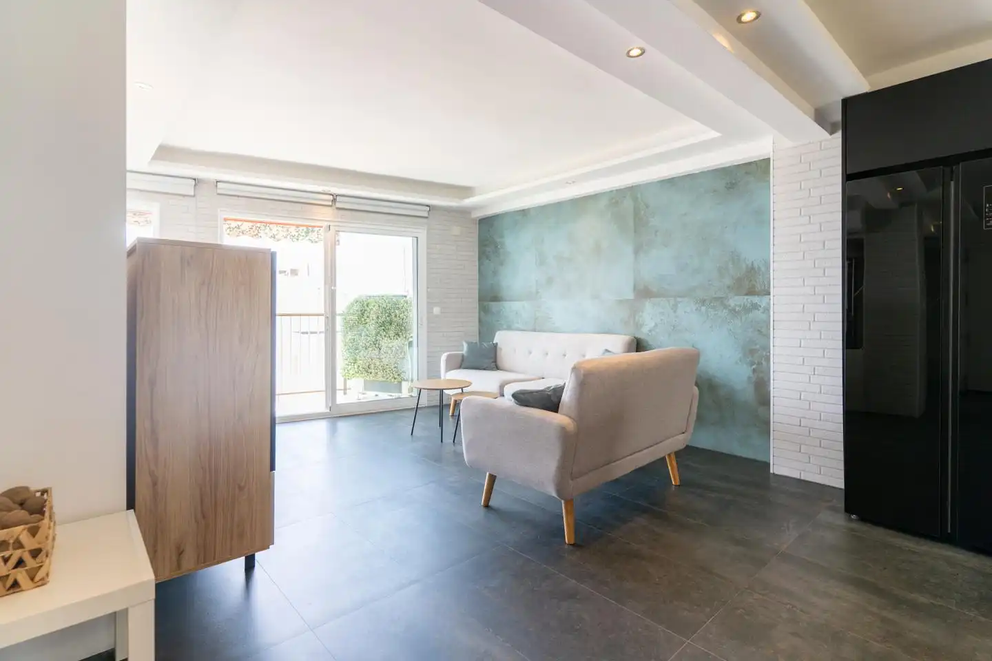Wohnzimmer von Wohnung zum Verkauf in Santa Pola mit Klimaanlage und Terrasse