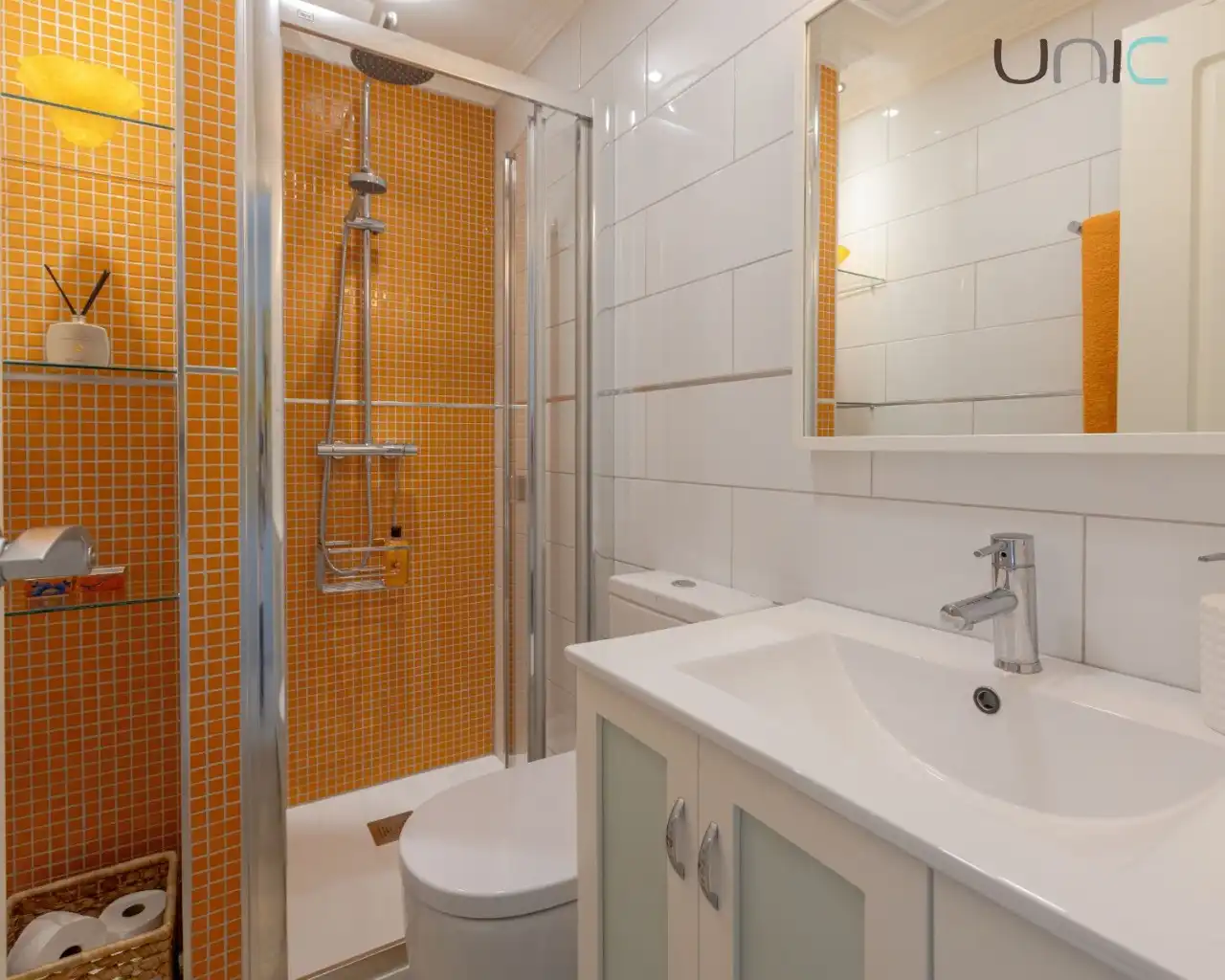 Bany de Apartament en venda en Polop amb Aire condicionat, Calefacció i Jardí privat