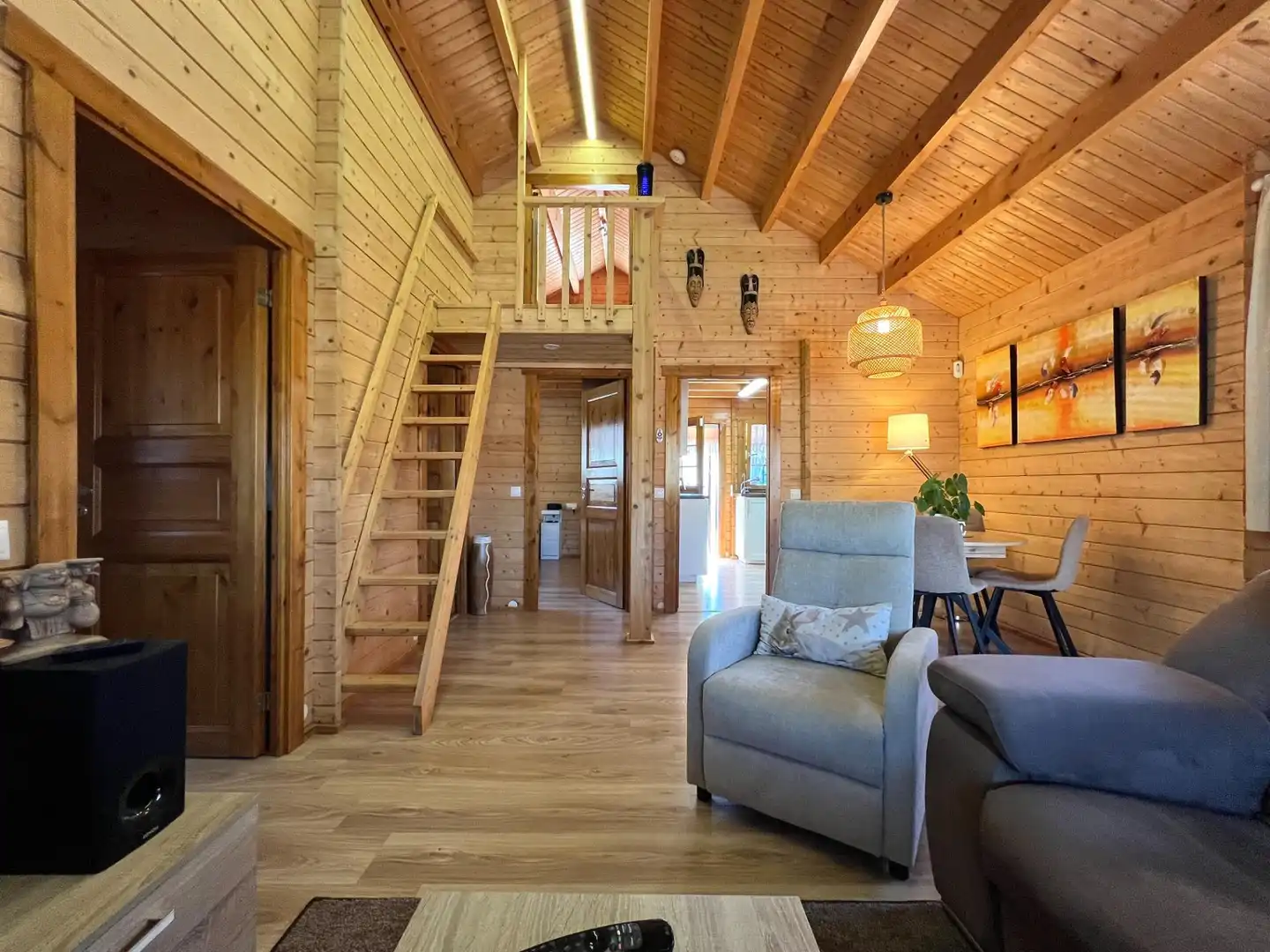 Sala de estar de Casa o chalet en venta en Cànoves I Samalús con Aire acondicionado, Calefacción y Jardín privado