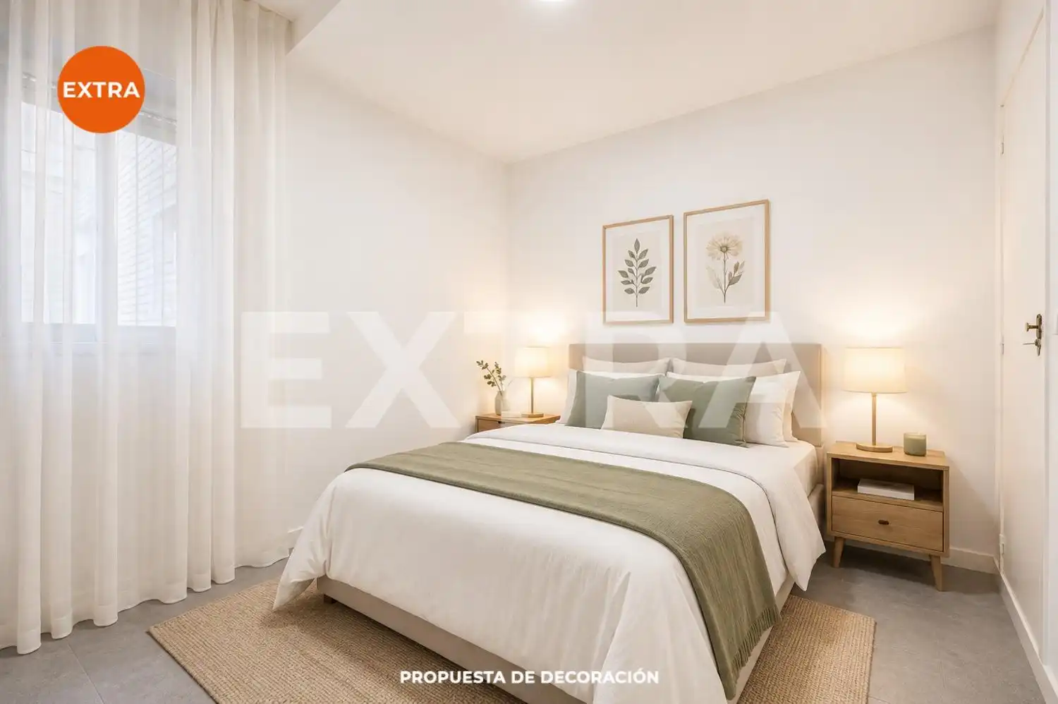 Bedroom of Flat for sale in Madrid  with Air Conditioner, Heating and Terrace