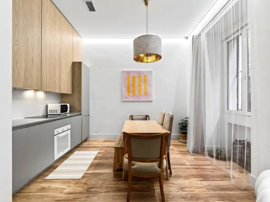 Cocina de Planta baja en venta en Madrid con Aire acondicionado, Calefacción y Amueblado