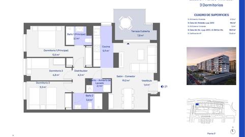 Photo 2 from new construction home in Flat for sale in Giusseppe Verdi, 101, San José - Los Metales, Valencia