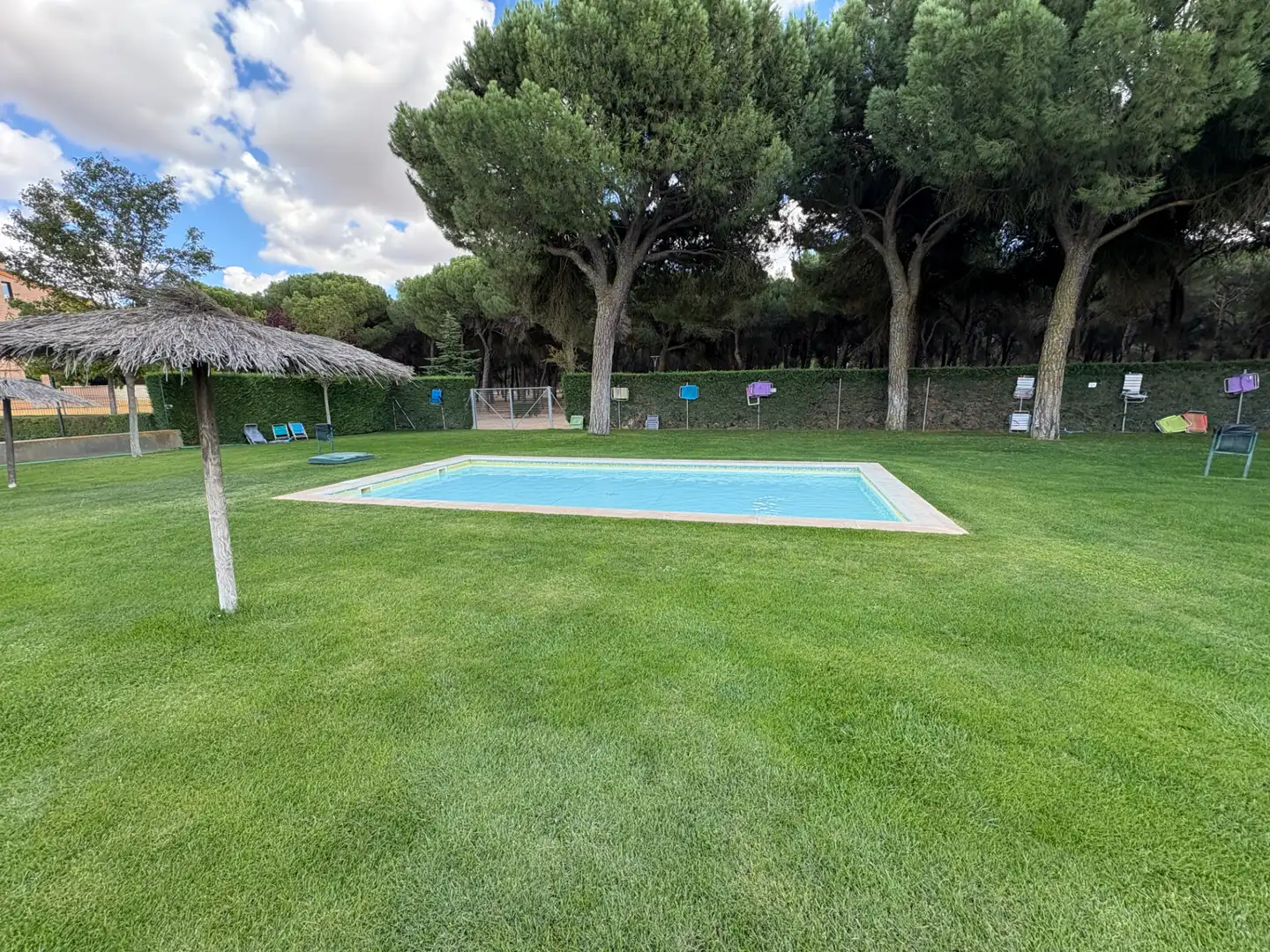 Piscina de Casa adosada en venta en Simancas con Aire acondicionado, Calefacción y Jardín privado