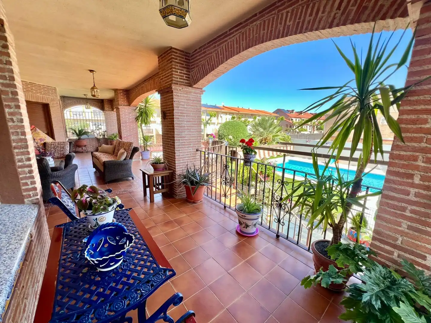 Terraza de Casa o chalet en venta en Pepino con Aire acondicionado, Calefacción y Jardín privado