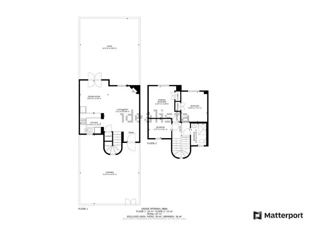Casa adosada en venta en El Palmar - Los Molinos