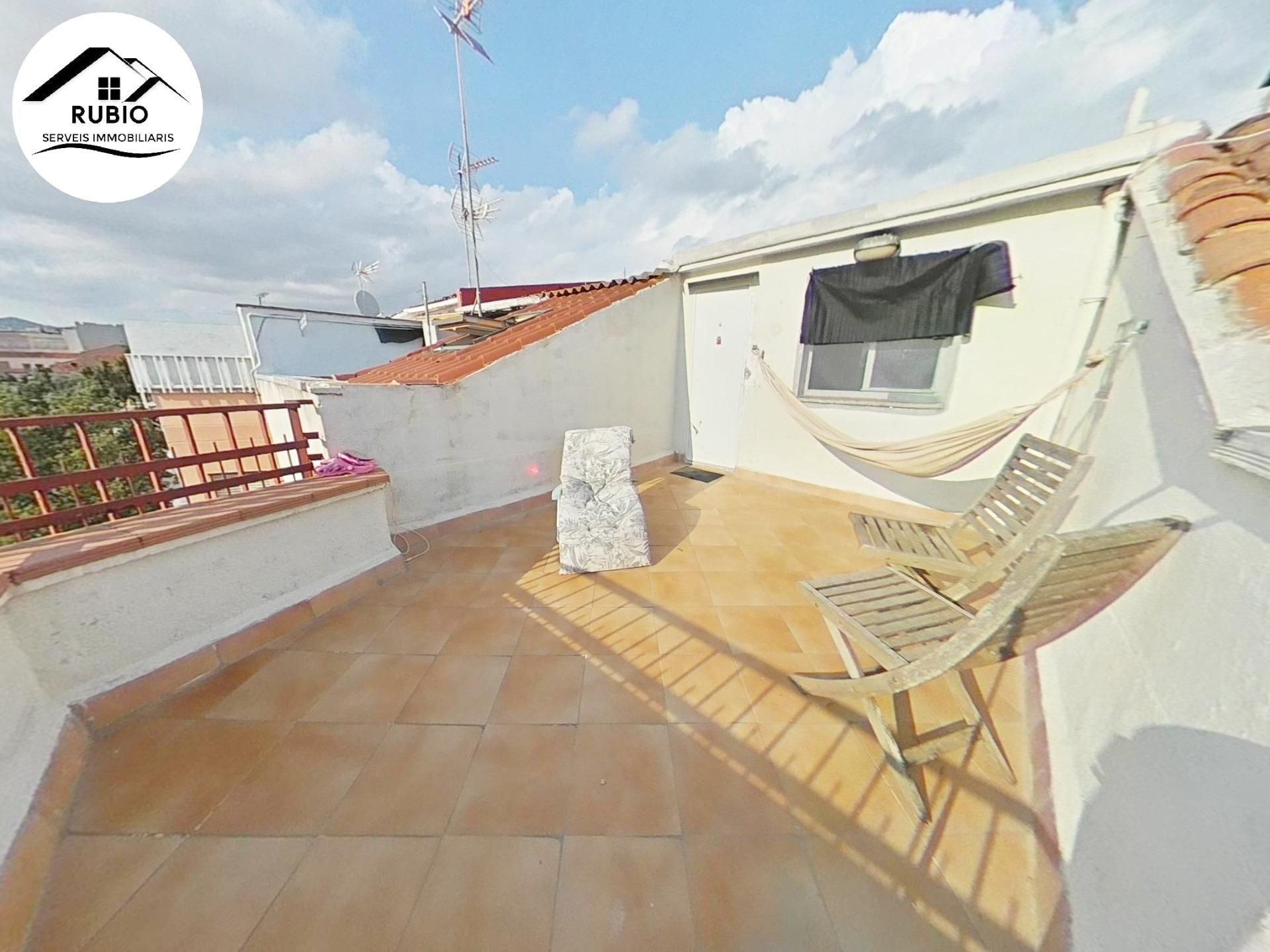 Terrace of Duplex for sale in Terrassa  with Heating, Parquet flooring and Terrace