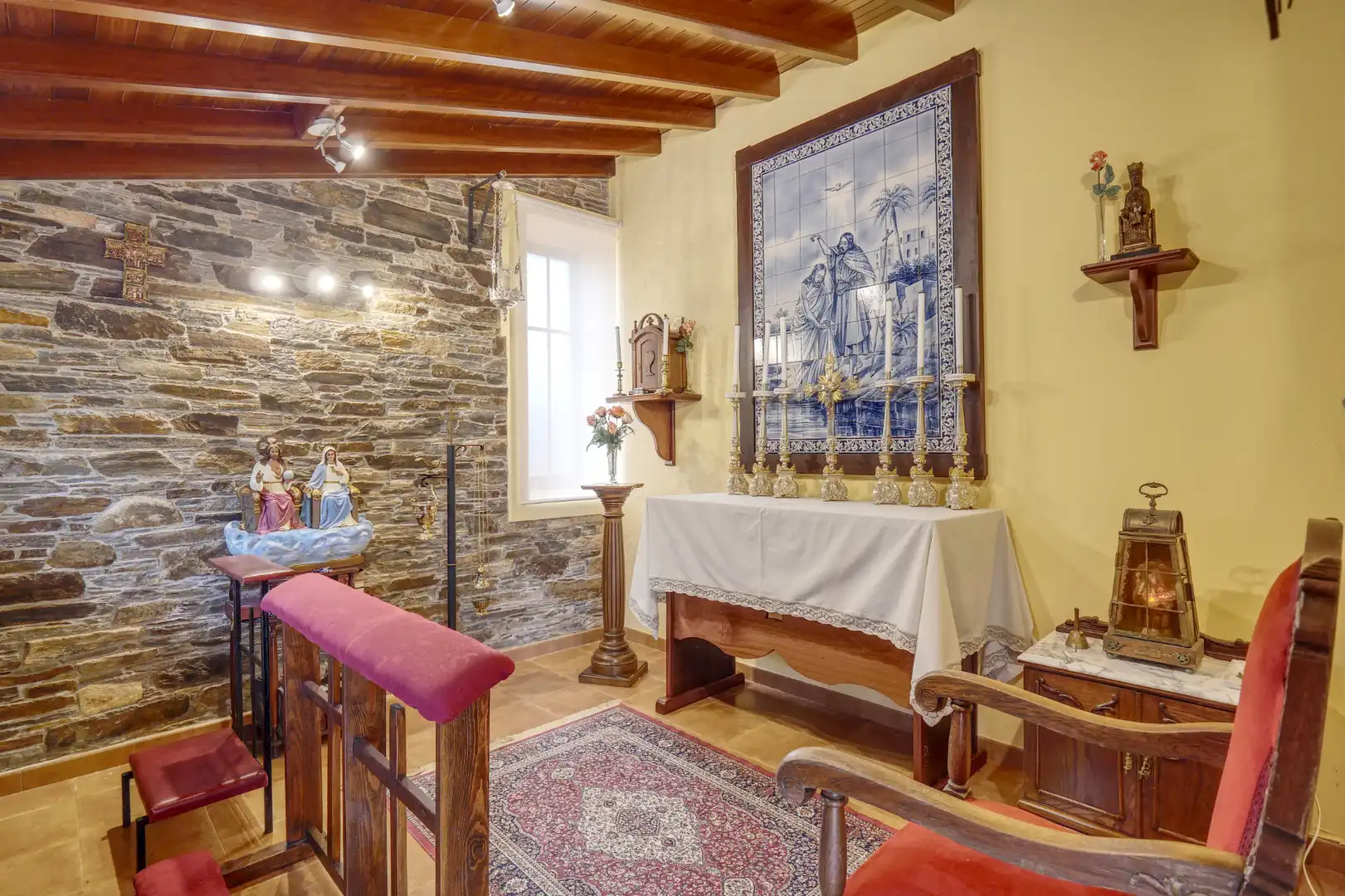 Comedor de Finca rústica en venta en Valdoviño con Calefacción, Jardín privado y Parquet