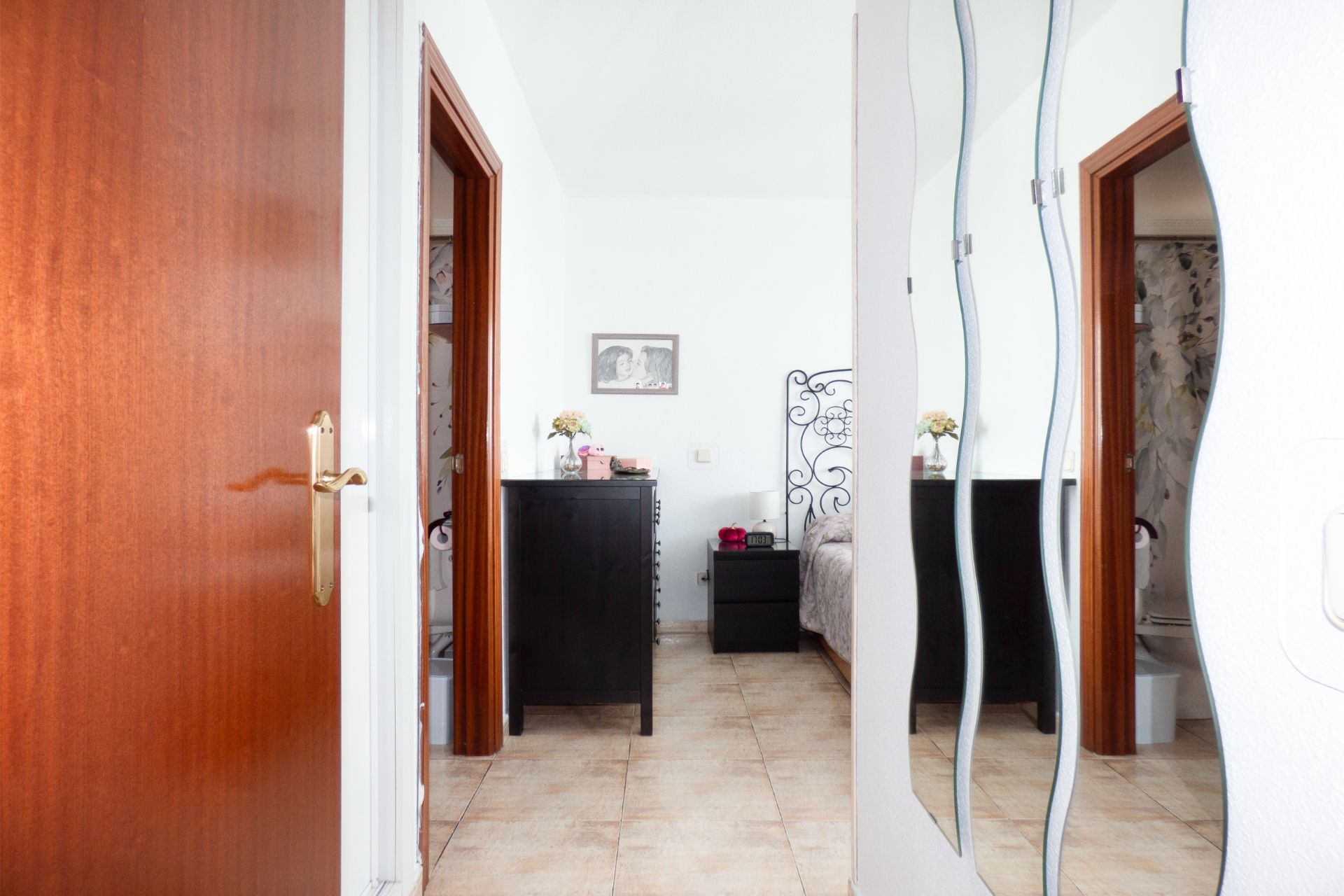 Bedroom of Flat for sale in Fuenlabrada  with Air Conditioner, Terrace and Storage room