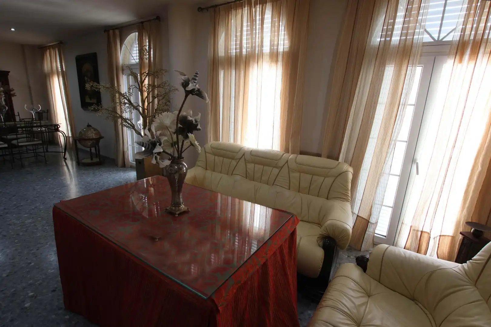 Living room of Flat for sale in Montijo  with Air Conditioner, Terrace and Balcony