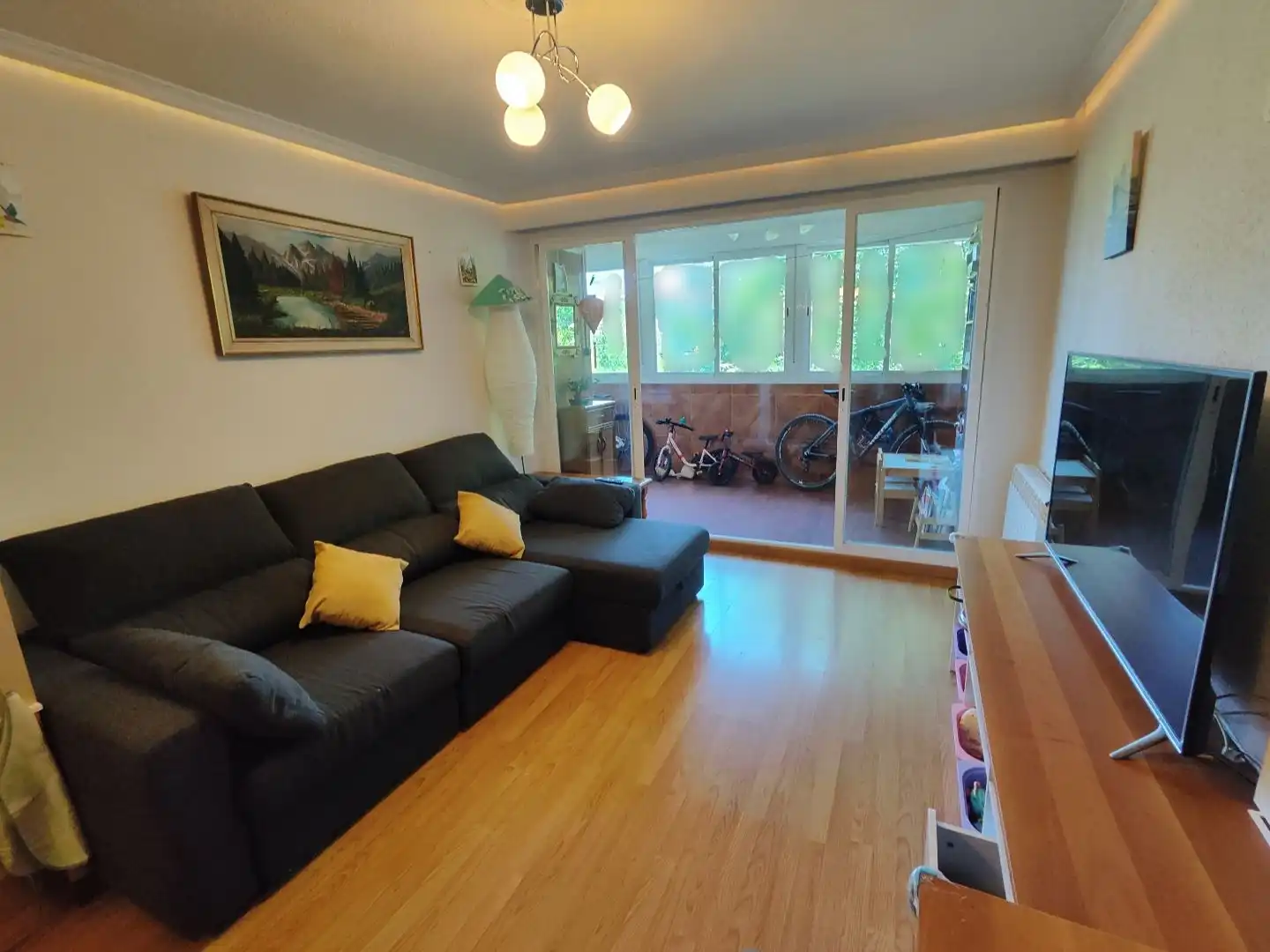 Wohnzimmer von Wohnung zum Verkauf in Móstoles mit Terrasse