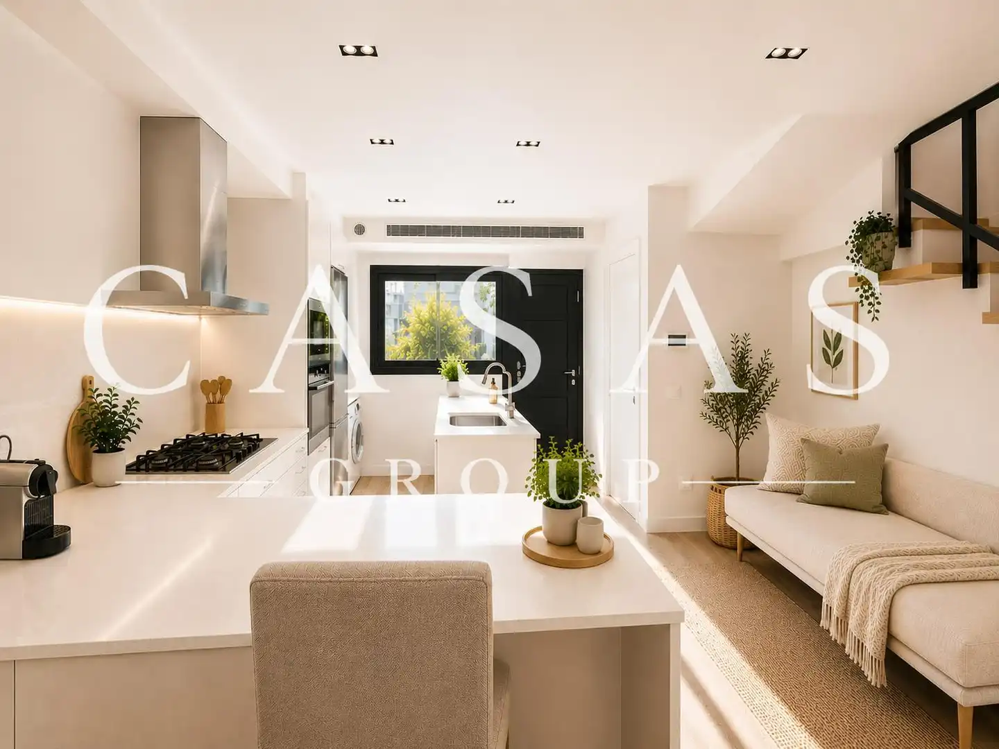 Cocina de Casa o chalet de alquiler en Esplugues de Llobregat con Aire acondicionado, Piscina y Amueblado