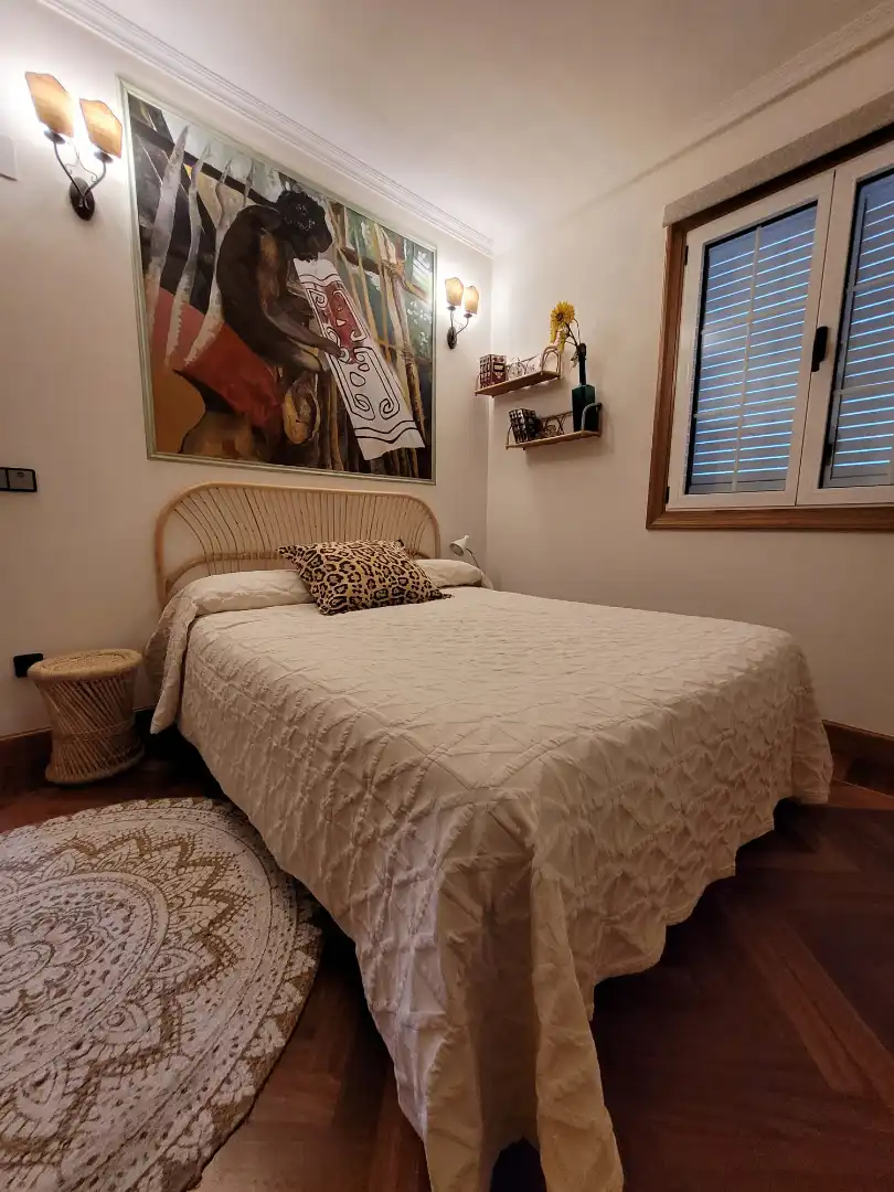 Schlafzimmer von Haus oder Chalet zur Miete in Castro-Urdiales mit Heizung, Privatgarten und Terrasse
