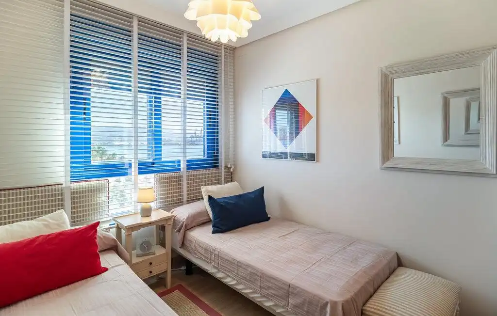 Schlafzimmer von Wohnung zur Miete in Málaga mit Klimaanlage, Terrasse und Möbliert