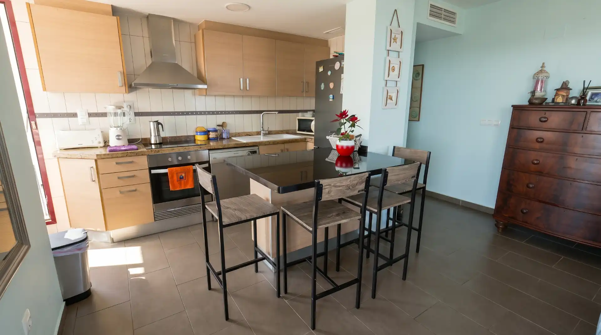 Cocina de Apartamento en venta en Dénia con Aire acondicionado, Calefacción y Terraza