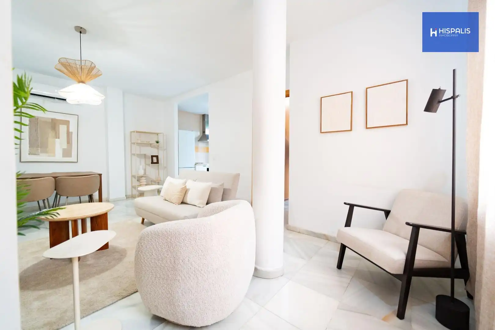 Sala de estar de Piso de alquiler en Sevilla con Calefacción y Amueblado