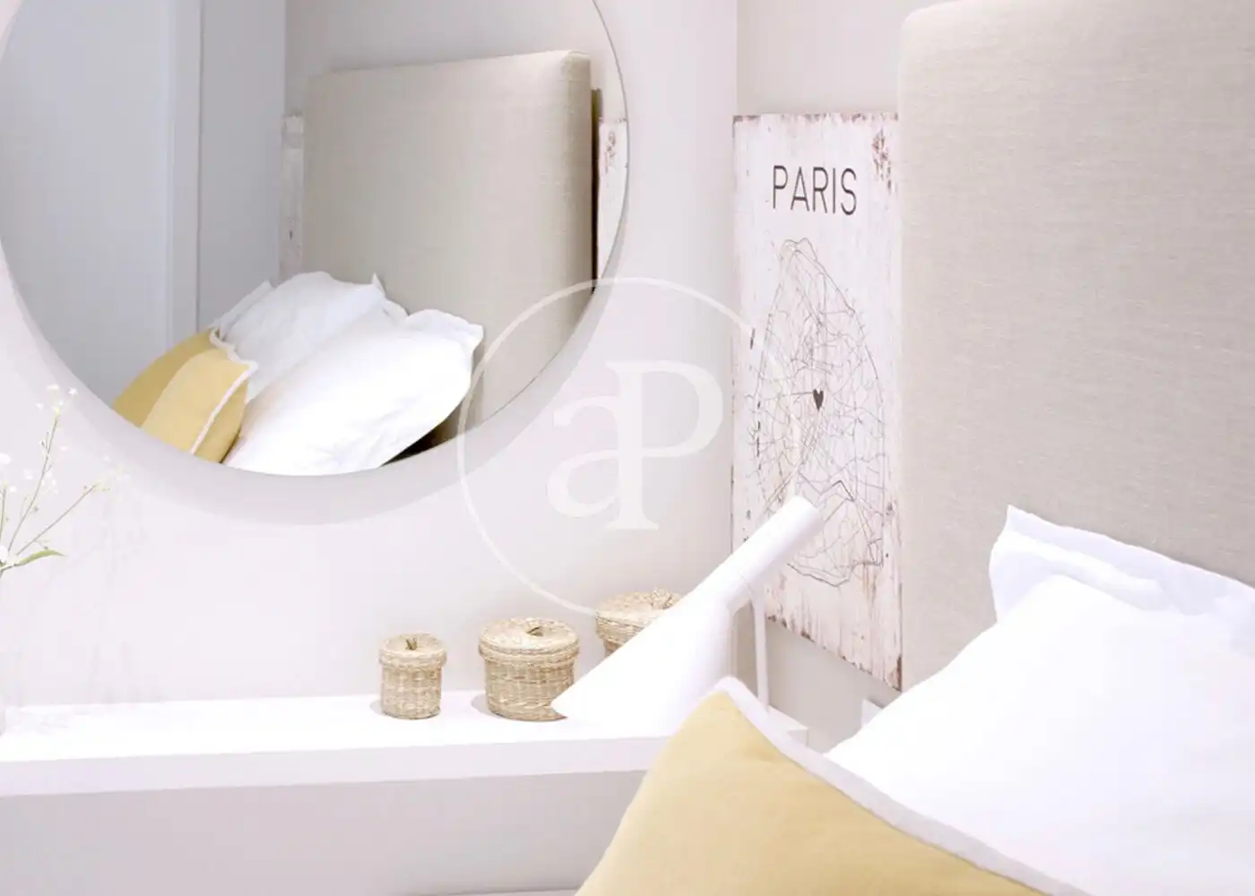 Bedroom of Flat for rent in Barrio de Salamanca