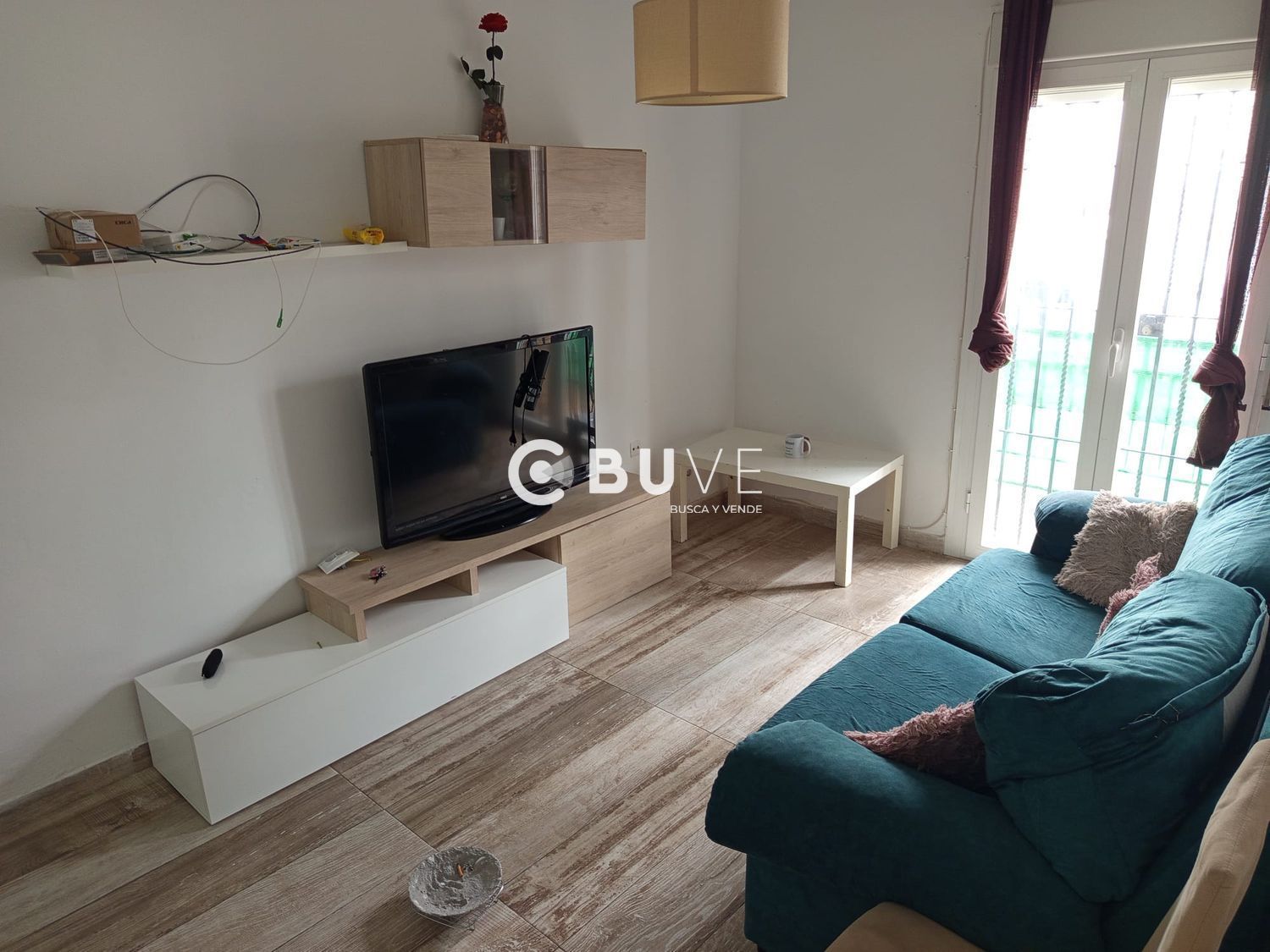 Living room of Flat for sale in  Sevilla Capital  with Air Conditioner, Heating and Terrace