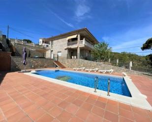 Swimming pool of House or chalet for sale in Maçanet de la Selva  with Air Conditioner, Terrace and Swimming Pool