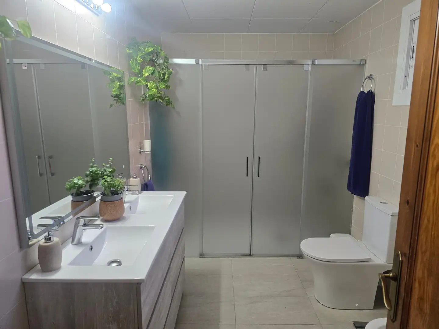 Bany de Finca rústica en venda en Sabadell amb Jardí privat