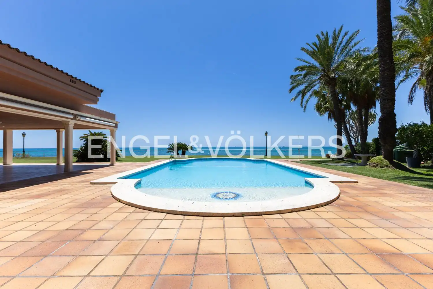 Piscina de Casa adosada de lloguer en Oropesa del Mar / Orpesa amb Aire condicionat, Calefacció i Jardí privat