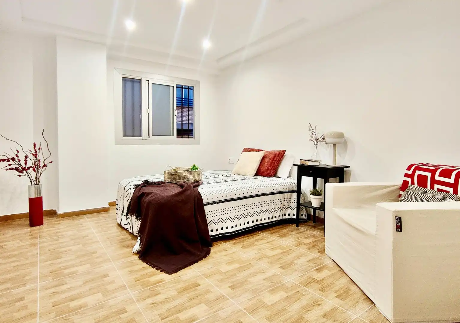 Bedroom of Flat for sale in Almería  with Terrace
