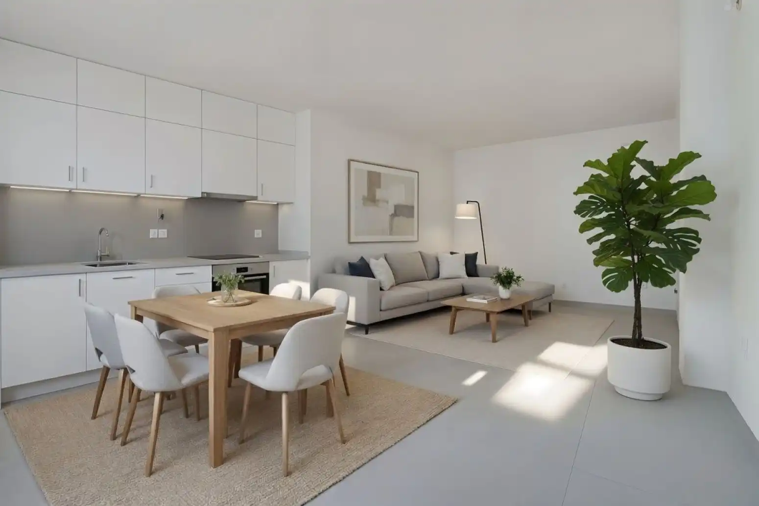 Sala de estar de Casa adosada en venta en Salteras
