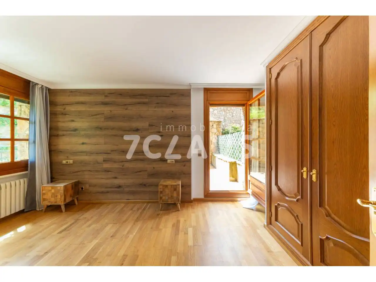 Schlafzimmer von Wohnung zur Miete in La Massana mit Heizung, Privatgarten und Parkett
