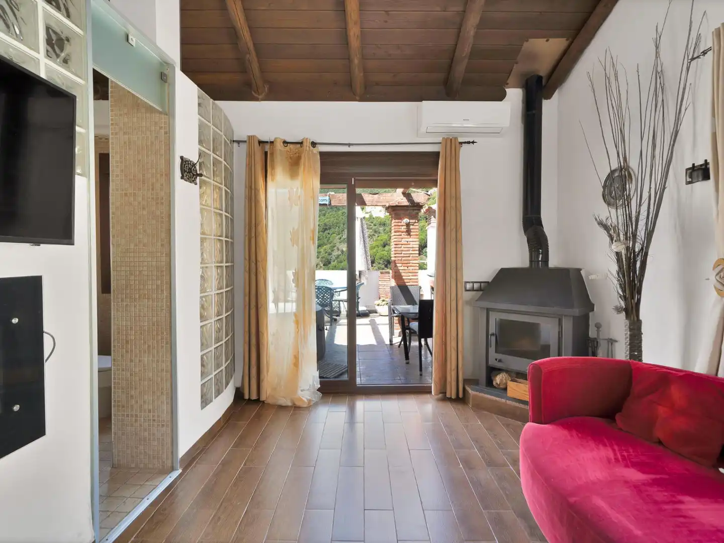 Wohnzimmer von Haus oder Chalet zum Verkauf in Ojén mit Terrasse
