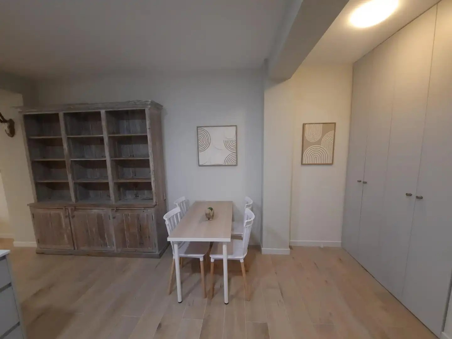 Dining room of Flat for rent in Almansa  with Air Conditioner, Furnished and Balcony
