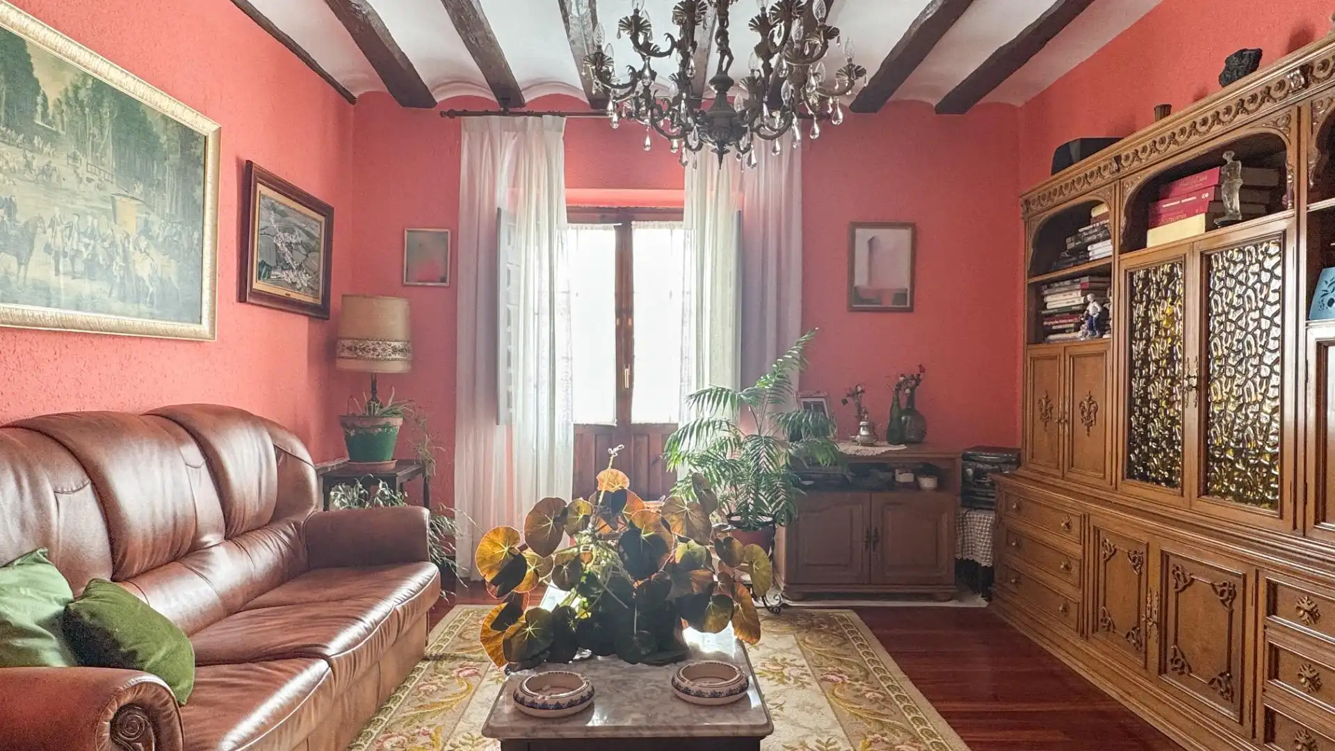 Sala de estar de Finca rústica en venta en Baños de Rioja con Calefacción, Jardín privado y Terraza
