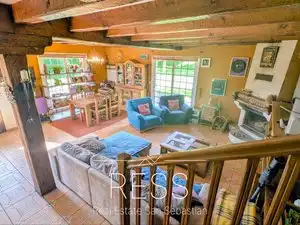 Sala de estar de Casa o chalet en venta en Urrugne con Amueblado