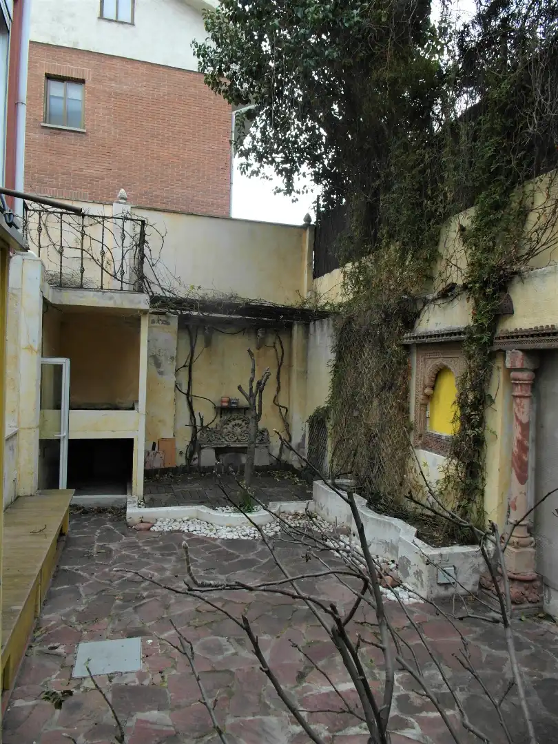Vista exterior de Casa adosada en venta en Madrid con Aire acondicionado, Calefacción y Jardín privado