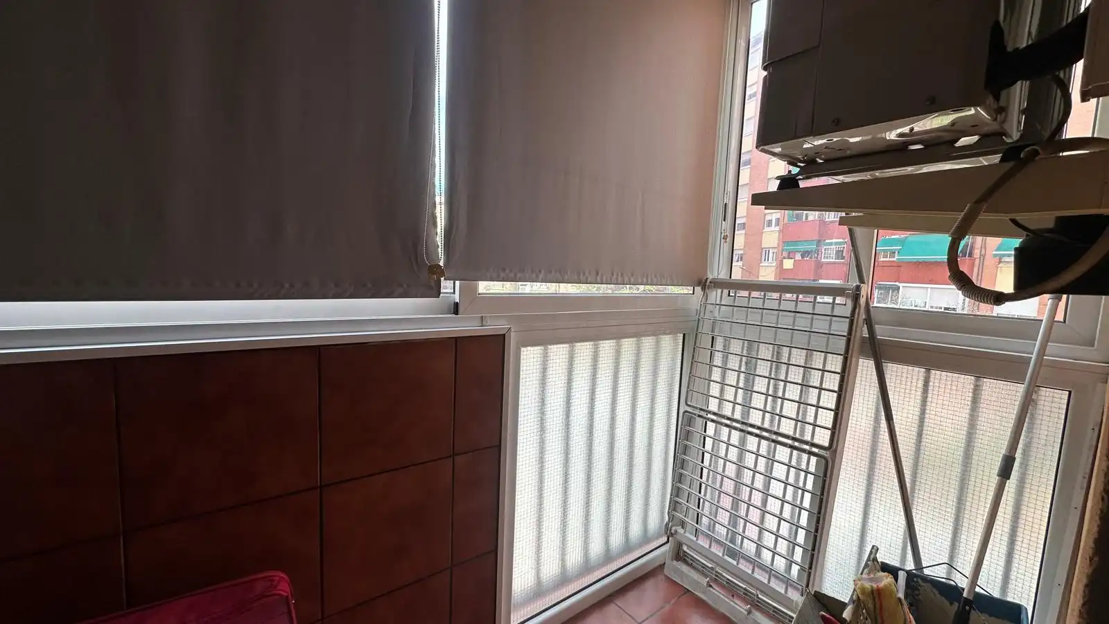 Balcony of Flat for sale in Badalona  with Air Conditioner, Heating and Parquet flooring