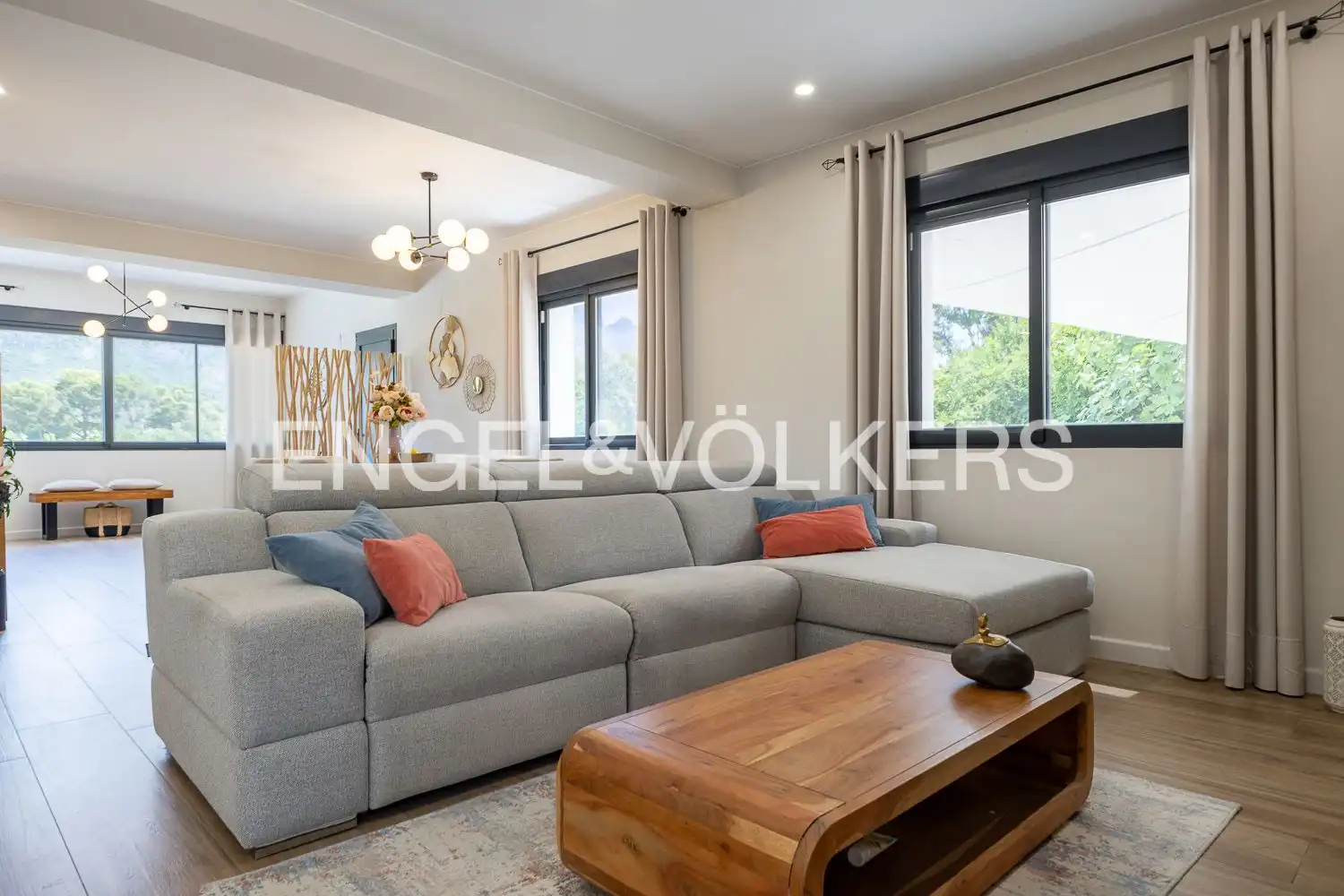 Sala de estar de Casa o chalet en venta en Carcaixent con Aire acondicionado, Calefacción y Jardín privado