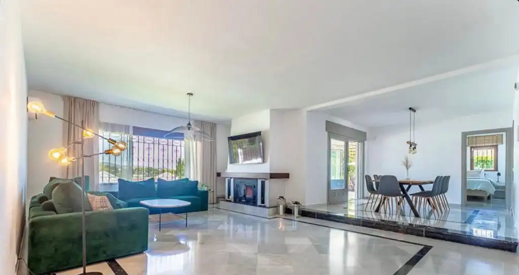 Living room of Houses for rent in Marbella  with Terrace and Swimming Pool