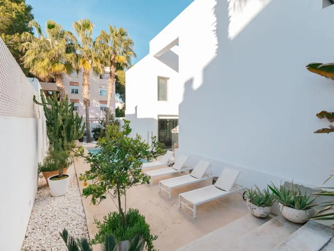 Terraza de Casa adosada en venta en Sant Josep de sa Talaia con Aire acondicionado, Calefacción y Piscina