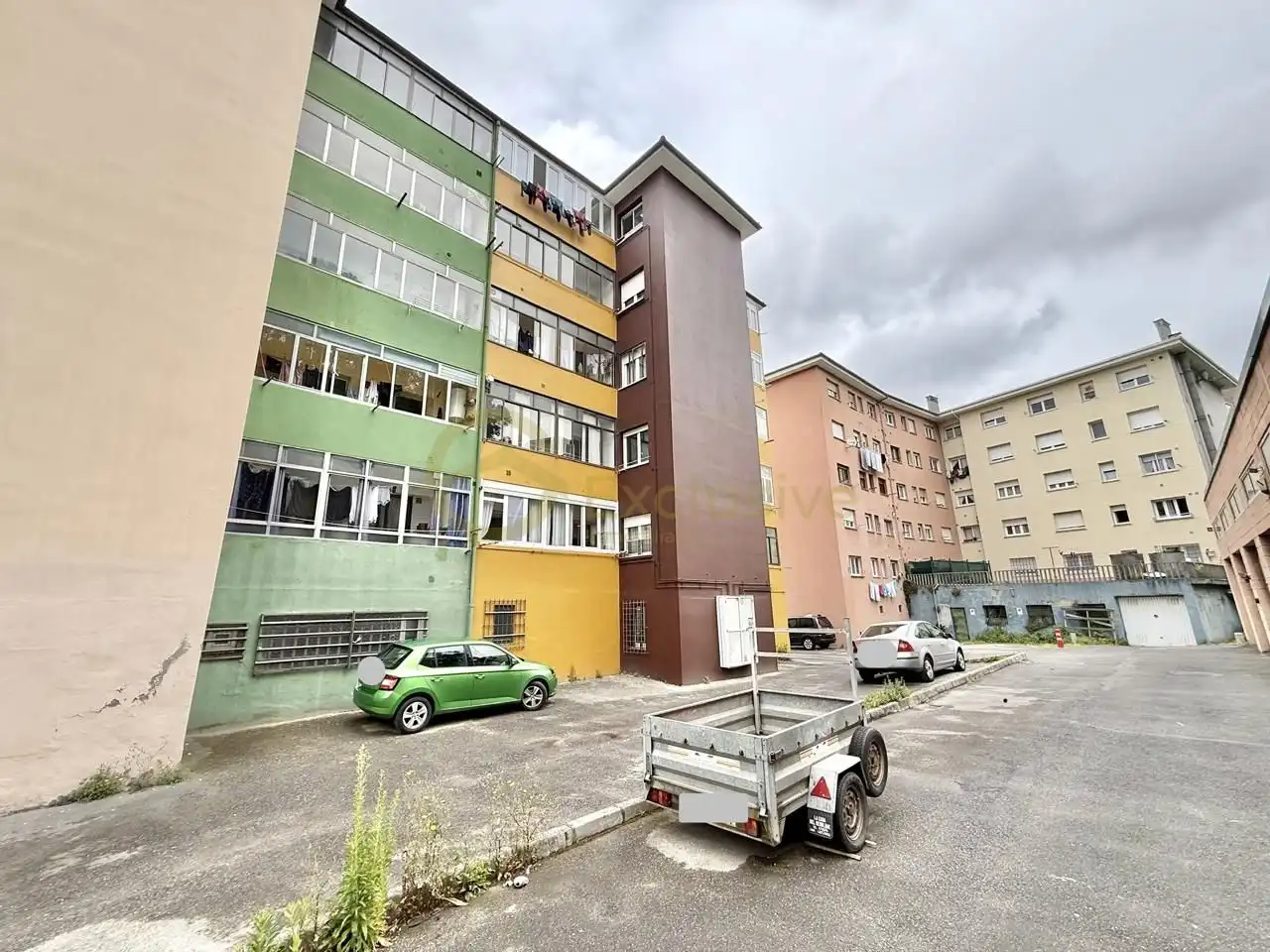 Vista exterior de Piso en venta en Avilés con Calefacción, Terraza y Amueblado