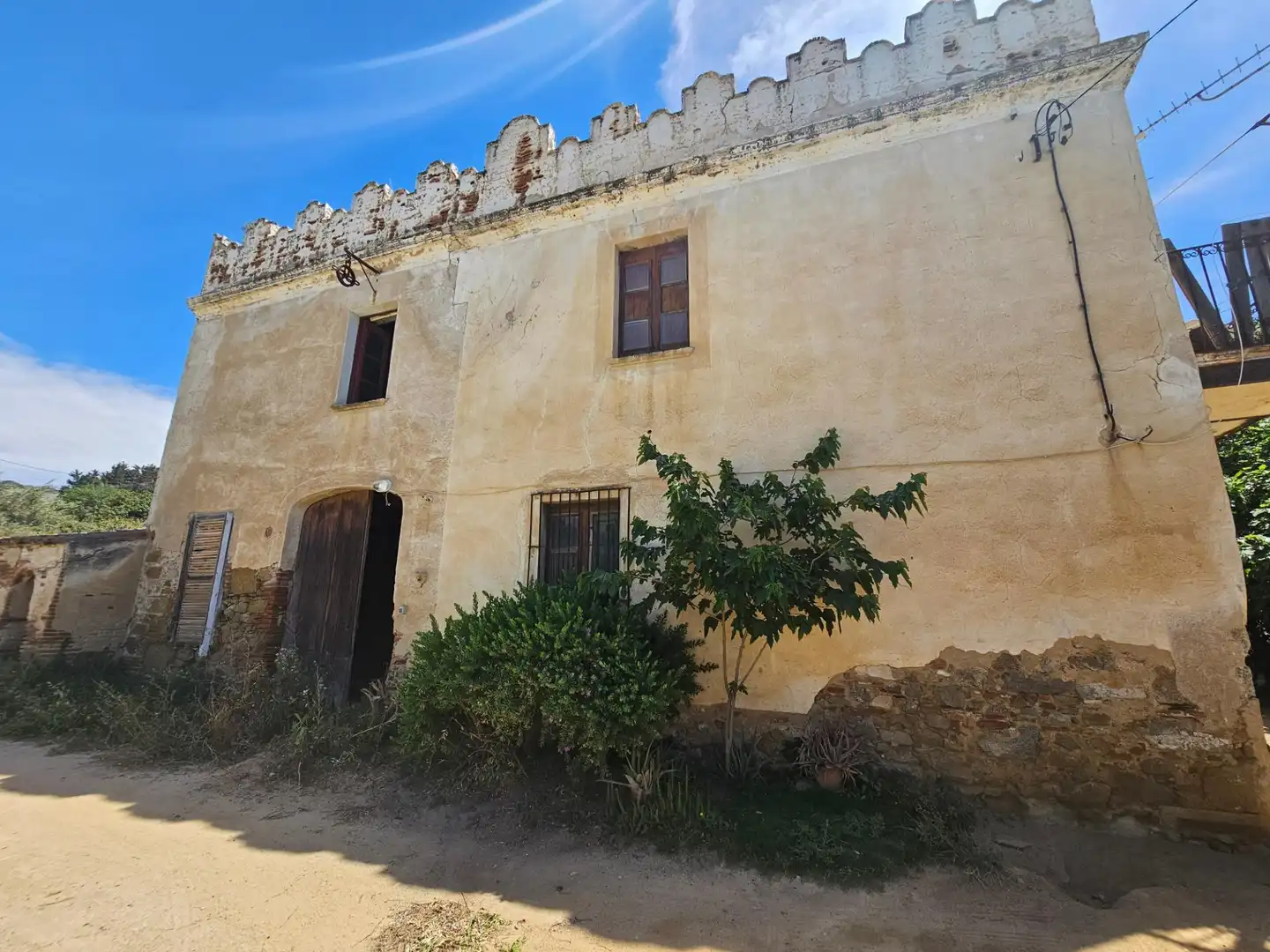 Vista exterior de Finca rústica en venta en Canet de Mar con Jardín privado