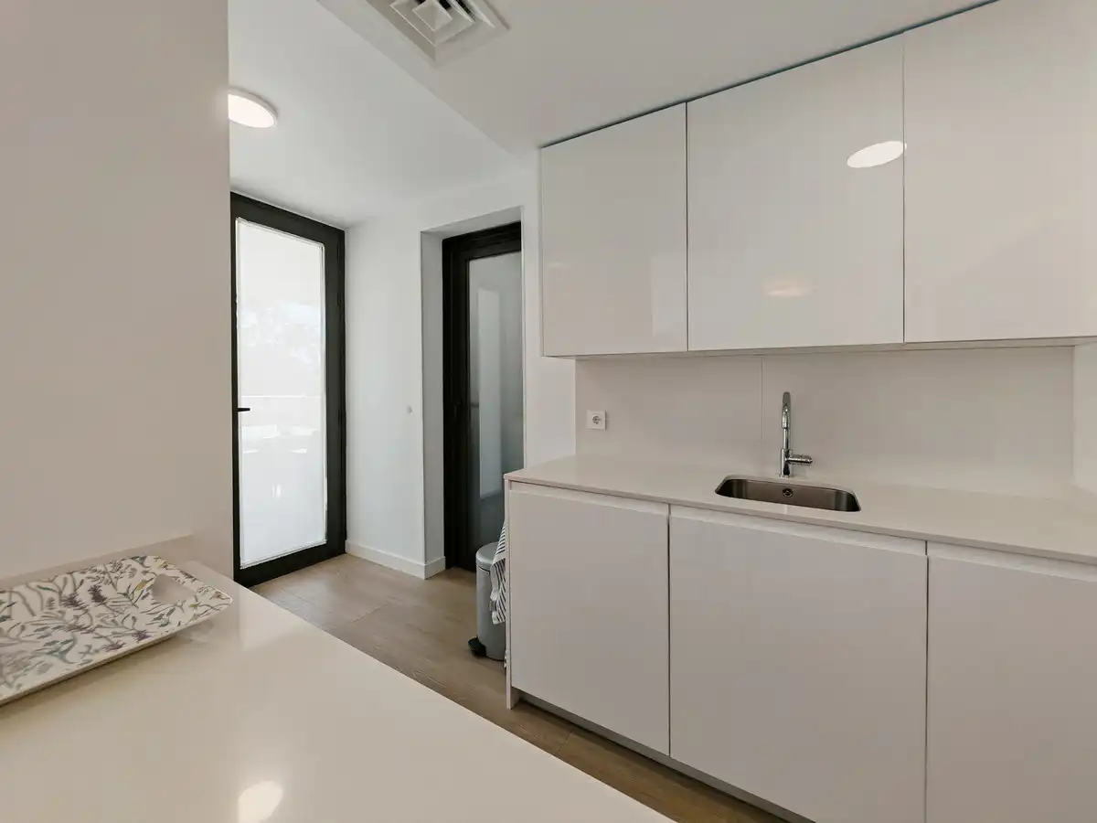 Cocina de Apartamento en venta en Mijas con Aire acondicionado, Calefacción y Terraza