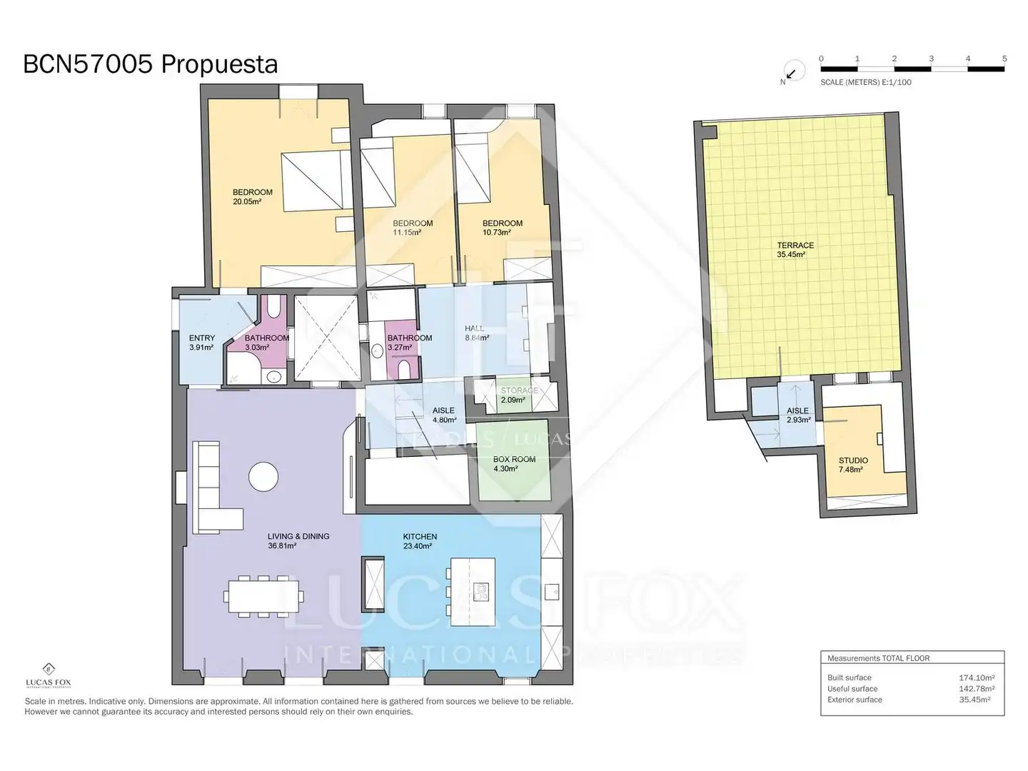 Piso en venta en Barcelona con Calefacción, Terraza y Balcón