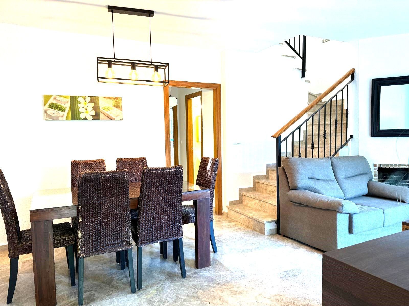 Dining room of House or chalet to rent in Mutxamel  with Air Conditioner, Heating and Private garden