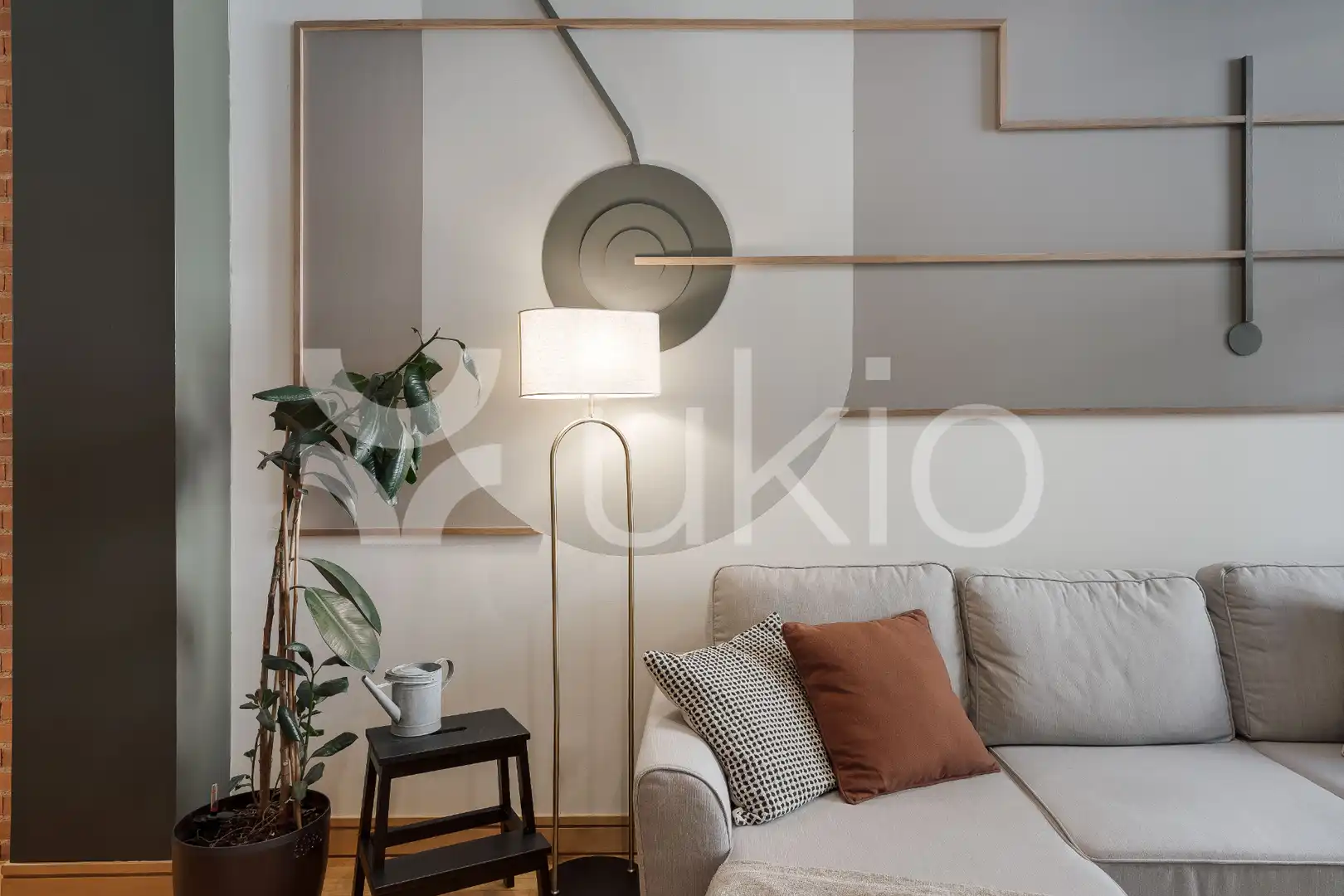 Living room of Apartments for rent in Madrid  with Air Conditioner, Heating and Furnished