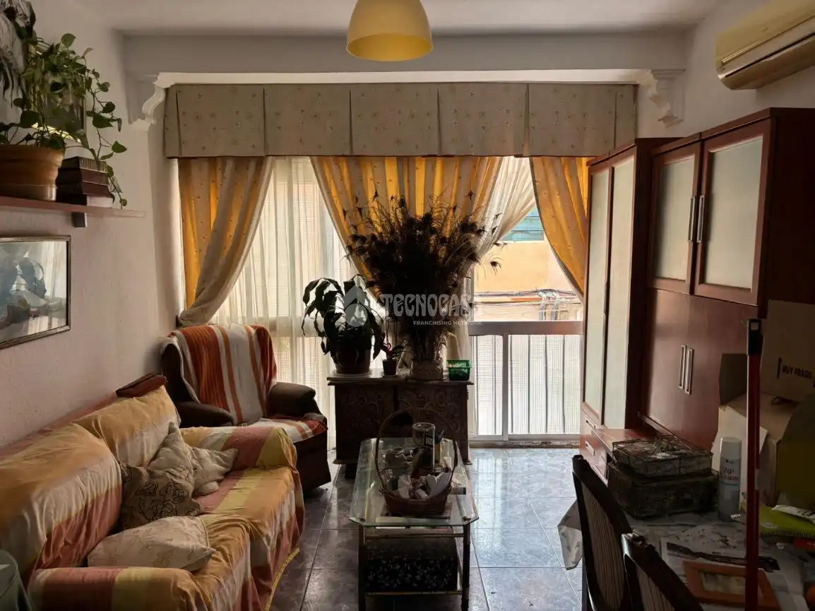 Sala de estar de Piso en venta en Málaga