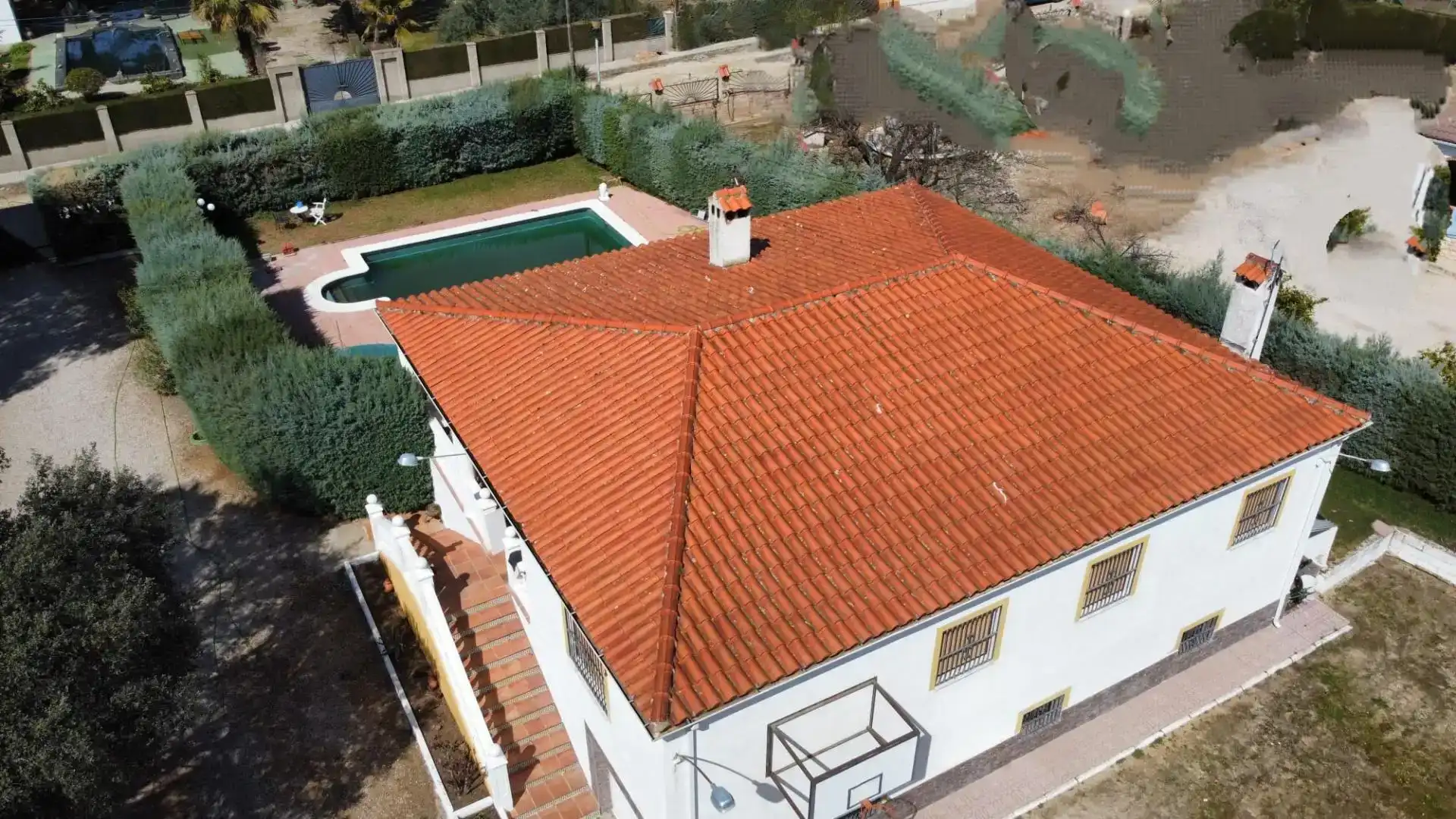 Jardí de Casa o xalet en venda en Linares amb Aire condicionat i Piscina