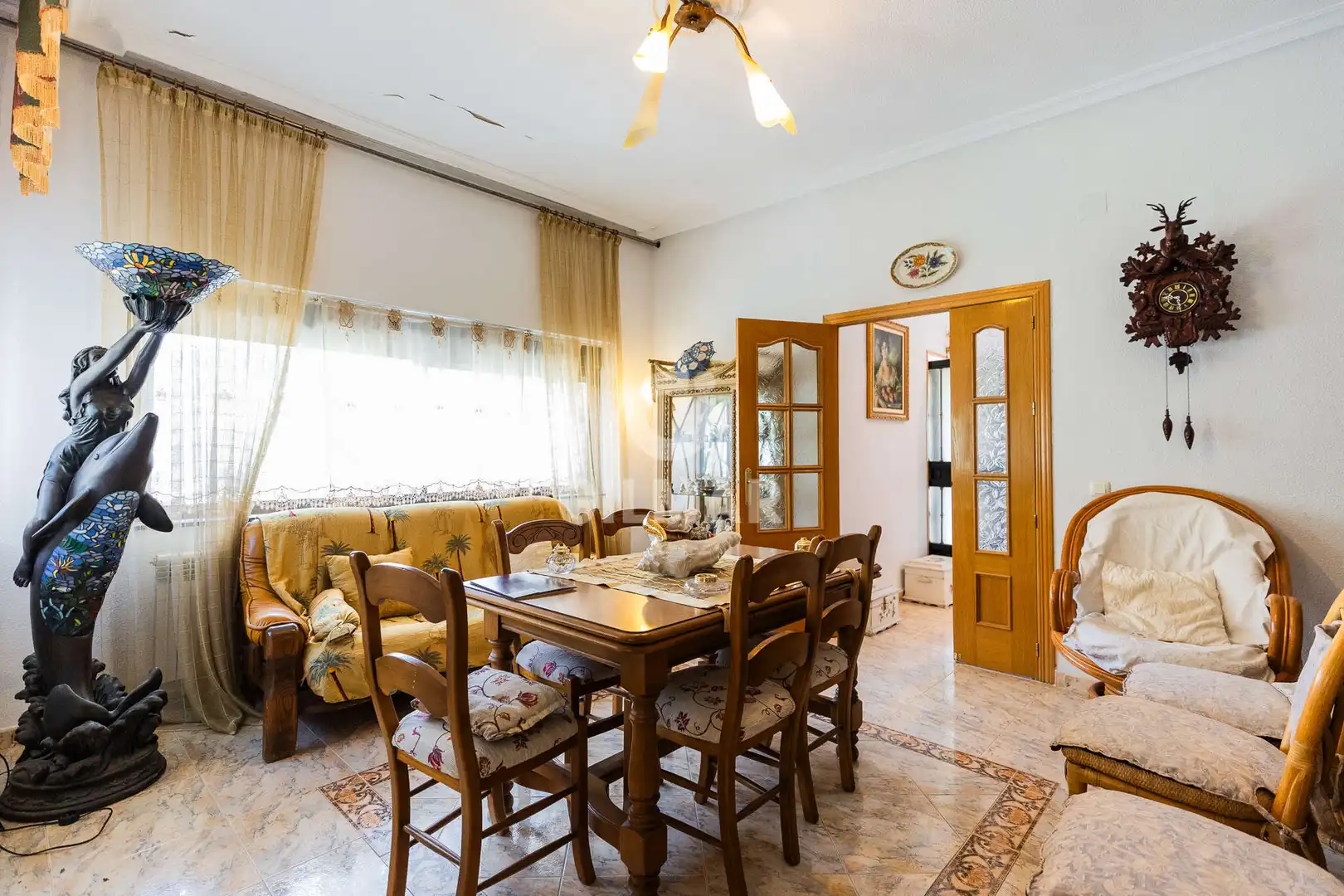 Dining room of Houses for sale in Manzanares El Real  with Heating, Private garden and Swimming Pool