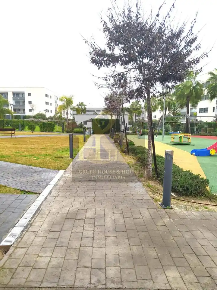 Außenansicht von Erdgeschoss zum Verkauf in Jerez de la Frontera mit Klimaanlage, Privatgarten und Gemeinschaftspool