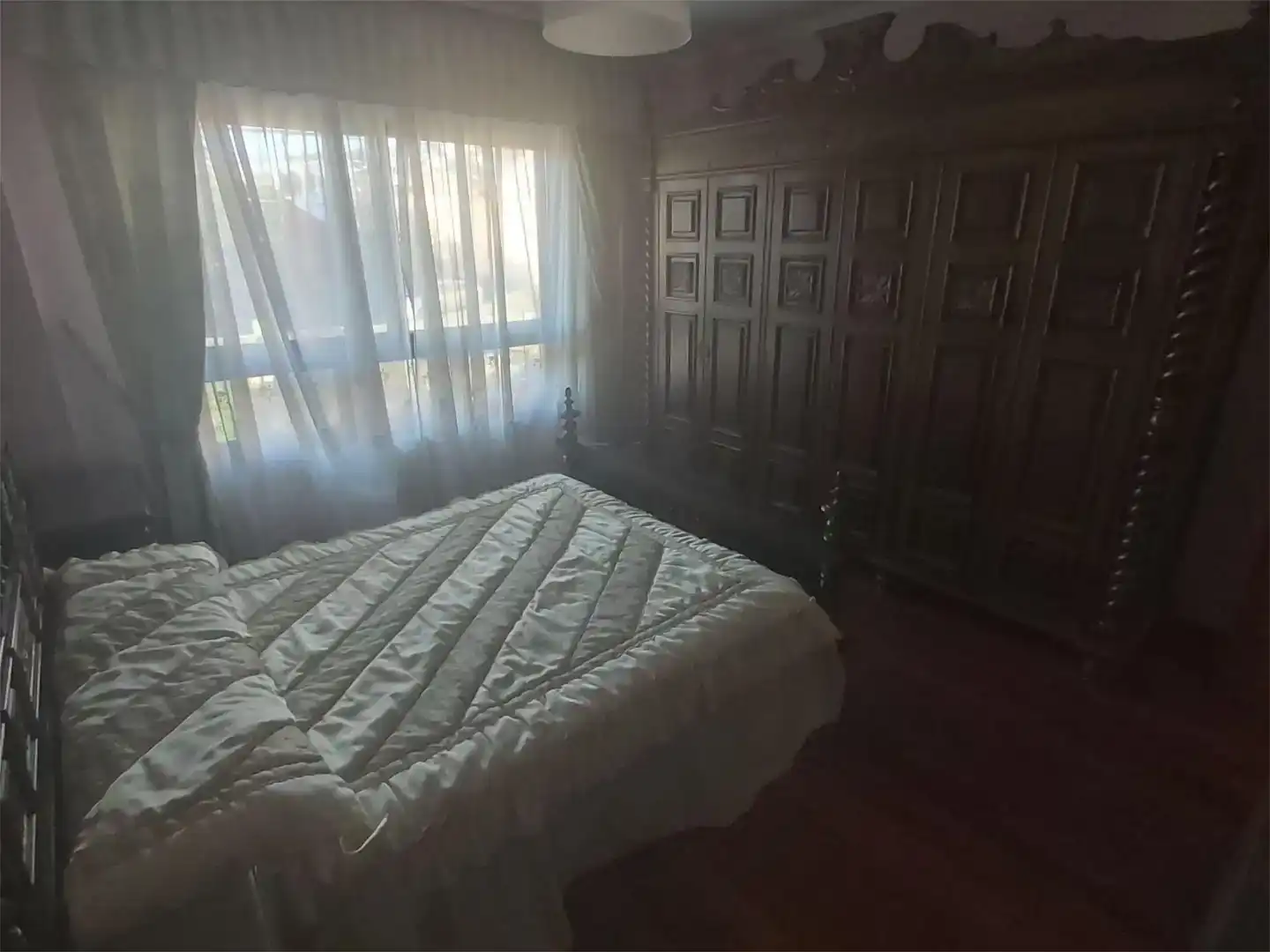 Bedroom of Flat for rent in Vigo   with Private garden, Furnished and Balcony