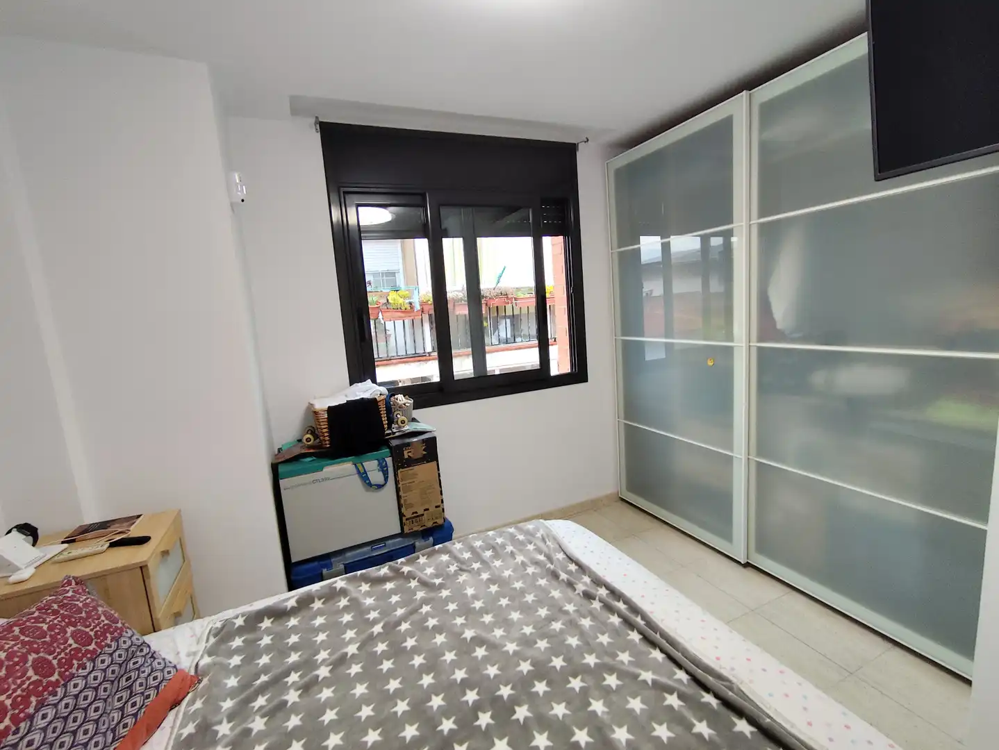 Schlafzimmer von Wohnung zum Verkauf in Vilanova del Camí mit Klimaanlage, Möbliert und Ofen