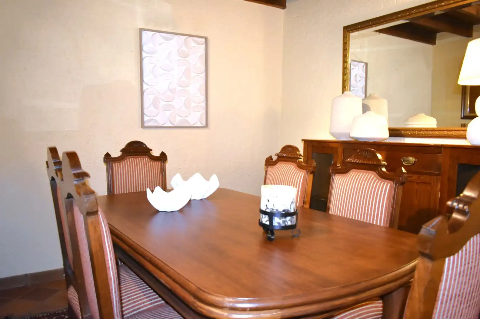 Comedor de Casa adosada en venta en Teror con Parquet, Terraza y Amueblado